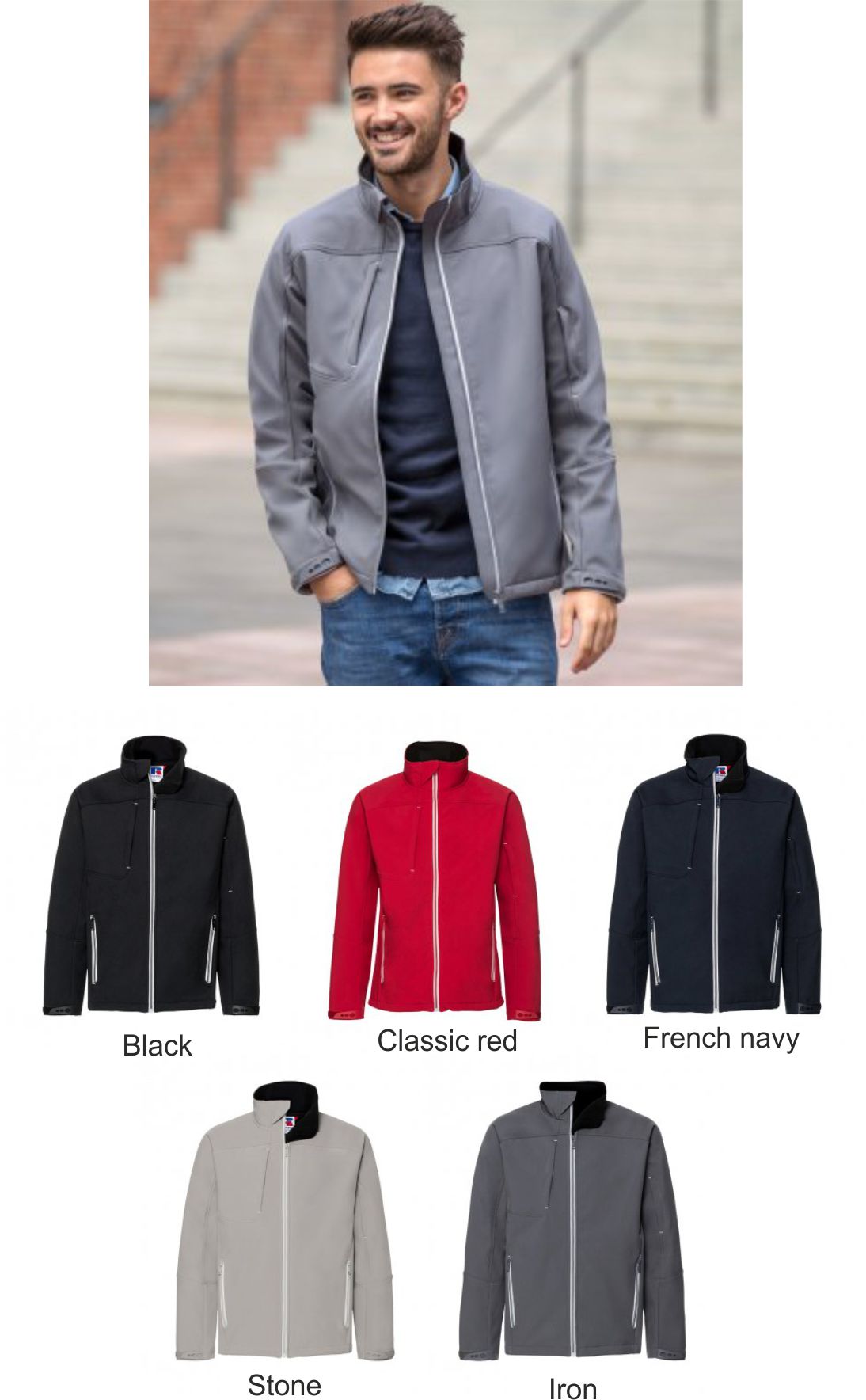 Russell 410M Bionic Soft Shell Jacket  Russell 410M Bionic Soft Shell Jacket